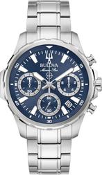 Bulova 96B466 Marine Star Series B chronograaf horloge, Overige merken, Staal, Staal, Verzenden