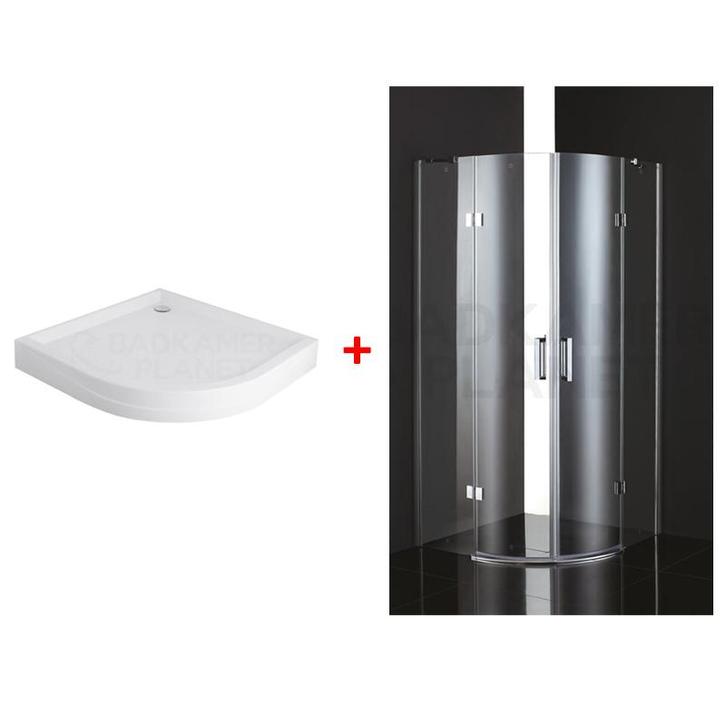 Sani Royal Douchecabine Kwartrond met 2 Deur, Doe-het-zelf en Verbouw, Sanitair