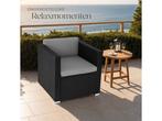 Tectake Comfortabele Wicker Fauteuil Lignano - Tuinmeubel, Tuin en Terras, Verzenden, Nieuw