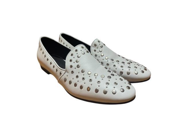 Veiling - Sandro Platte Loafers Leer wit - 39, Kleding | Dames, Schoenen