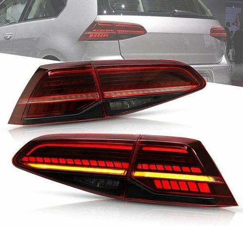 Achterlichten LED Rood Dynamic Knipper VW Golf 7 7.5 RL029, Auto-onderdelen, Verlichting, Nieuw, Volkswagen