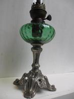 Olielamp - Legering - Gladiator olielamp groen, Antiek en Kunst, Curiosa en Brocante