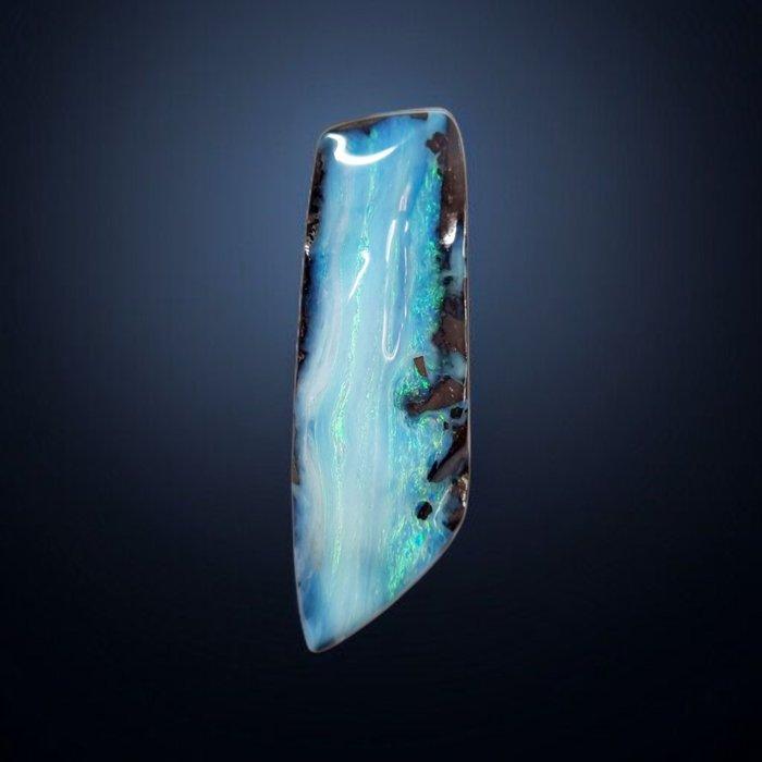 Uitzonderlijke opale boulder. Hanger. Van hoge kwaliteit., Verzamelen, Mineralen en Fossielen
