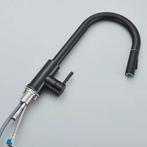 Enkele Handgreep Keukenkraan – Zwart, Uittrekbare Mengkraan, Verzenden, Nieuw