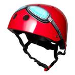 Kiddimoto Kinder Fietshelm Red Goggle Small (48 - 53 cm), Verzenden, Nieuw