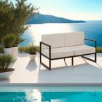 Tuin-loungebank Comosa, 2-zits, ultradikke kussens - bruin /, Tuin en Terras, Verzenden, Nieuw