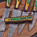 Keukenmes - Chefs knife - Pakkawood en handmatig gevouwen