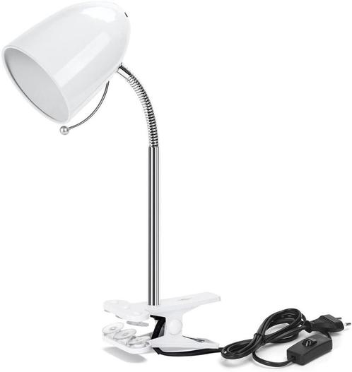 Aigostar Bureaulamp - E27- Leeslamp - Wit, Huis en Inrichting, Lampen | Overige, Nieuw, Verzenden