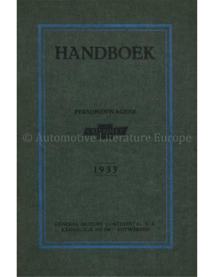 1933 FORD PRGRAMMA INSTRUCTIEBOEKJE NEDERLANDS, Auto diversen, Handleidingen en Instructieboekjes