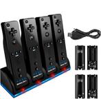 Oplaadstation Voor 4 Nintendo Wii Remotes - Batterij Oplader, Spelcomputers en Games, Verzenden, Nieuw