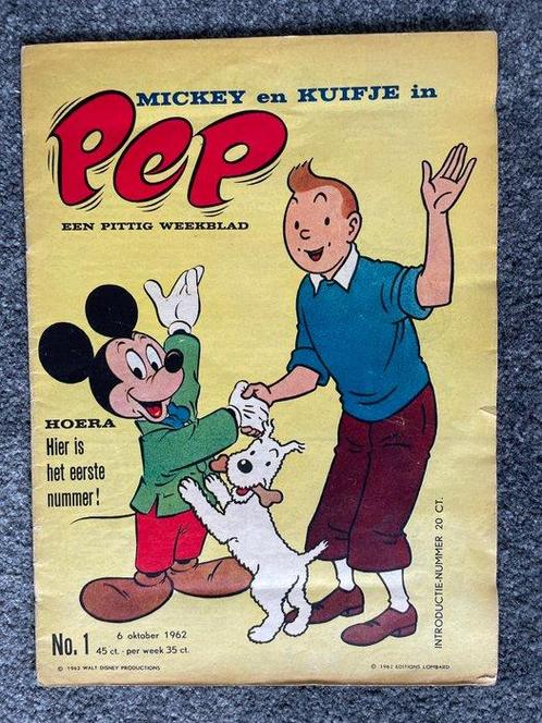 Pep - Eerste jaargang 1962 Compleet - 13 stripweekbladen, Boeken, Stripboeken