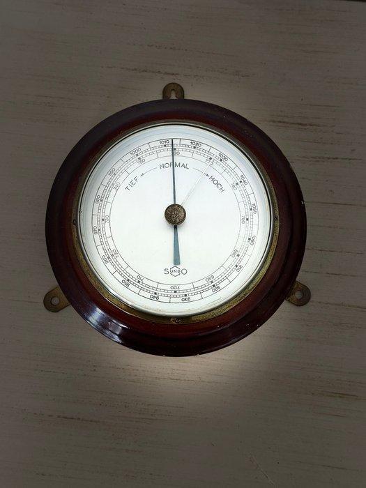 Sundo Barometer in klassiek ontwerp – behuizing van hout -, Antiek en Kunst, Curiosa en Brocante
