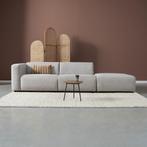 *WOONWINKEL* Rechte Bank Met Hocker Rechts Grijsmix, Verzenden, Nieuw