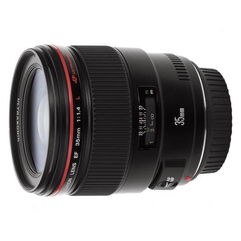 Canon EF 35mm f/1.4L USM objectief - Tweedehands, Audio, Tv en Foto, Fotografie | Lenzen en Objectieven, Groothoeklens, Gebruikt