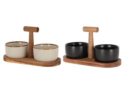 JENS Living Bits & Bites Bo Tapassset klein - Zwart, Beige, Huis en Inrichting, Woonaccessoires | Overige, Nieuw, Verzenden