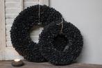 Krans Bakuli black 40 cm, Huis en Inrichting, Woonaccessoires | Kransen, Ophalen of Verzenden, Nieuw