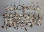 Kerstballen (40) - oude zilveren kerstballen - Glas, Diversen, Kerst, Nieuw