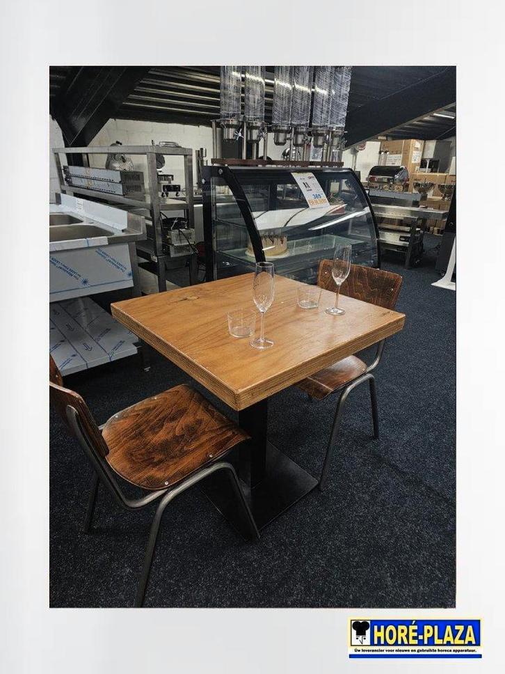 Luxe Eikenhouten Horeca Tafels 70x70 | 16 Stuks | Demo, Zakelijke goederen, Horeca | Keukenapparatuur, Gebruikt