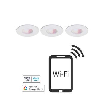 iDual Fortesa smart wifi LED inbouwspots - 3 spots beschikbaar voor biedingen