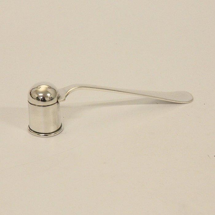 Antieke (1903) GEHEEL ZILVEREN kaarsendover - ZELDZAAM - Van, Antiek en Kunst, Antiek | Goud en Zilver