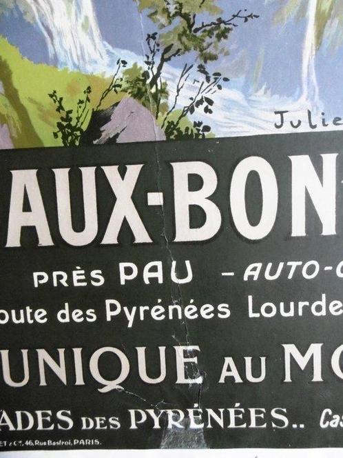 Julien Lacaze - Eaux-Bonnes dans les Pyrénées - Chemins de, Antiek en Kunst, Kunst | Tekeningen en Foto's
