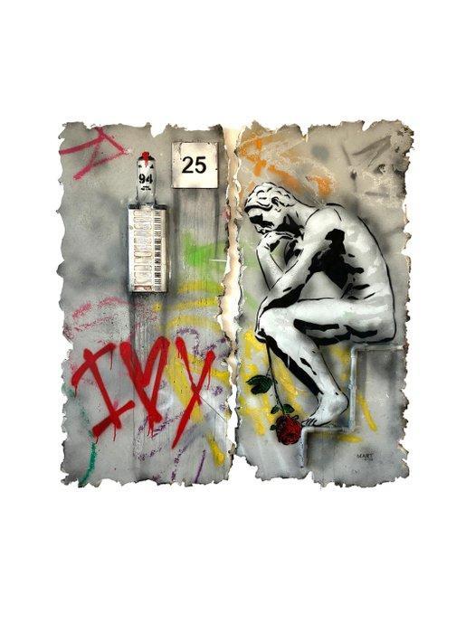 Mart Signed (XX) - I Love You (Vandals for Love), Antiek en Kunst, Kunst | Schilderijen | Modern