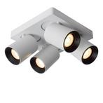 Lucide NIGEL - Plafondspot 4xGU10/5W Dim to Warm Wit, Huis en Inrichting, Lampen | Plafondlampen, Verzenden, Nieuw, Trendy verlichting