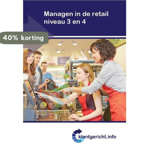 Managen in de retail / niveau 3 en 4 / Klantgericht, Boeken, Schoolboeken, Gelezen, Verzenden