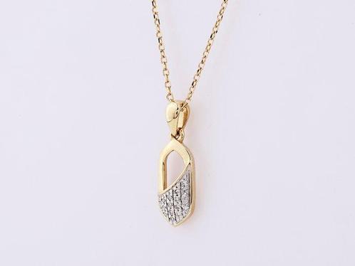 Zonder Minimumprijs - Ketting met hanger - 14 karaat Geel, Sieraden, Tassen en Uiterlijk, Antieke sieraden