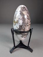 Prachtige agaat (met mangaan-dendrieten) Lingam - Hoogte: