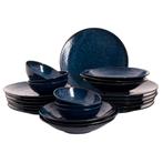 GGM Gastro | (24 stuks) KIRYU - Serviesset - Blauw |, Verzenden, Nieuw, Effen