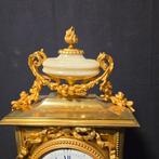 Pendule Lodewijk XVI-stijl Brons - 1850-1900 - Glaspendule, Antiek en Kunst, Antiek | Klokken