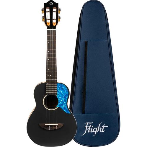 Flight Iris Concert Ukulele Black concert ukelele met gigbag, Muziek en Instrumenten, Snaarinstrumenten | Overige, Verzenden