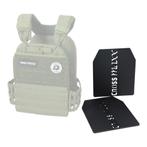 Lifemaxx Crossmaxx Tactical Vest Plate - Set 2 x 4 kg, Sport en Fitness, Fitnessmaterialen, Nieuw, Verzenden