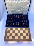 Schaakspel - Pions peint à la main pays de l’Est - Hout met