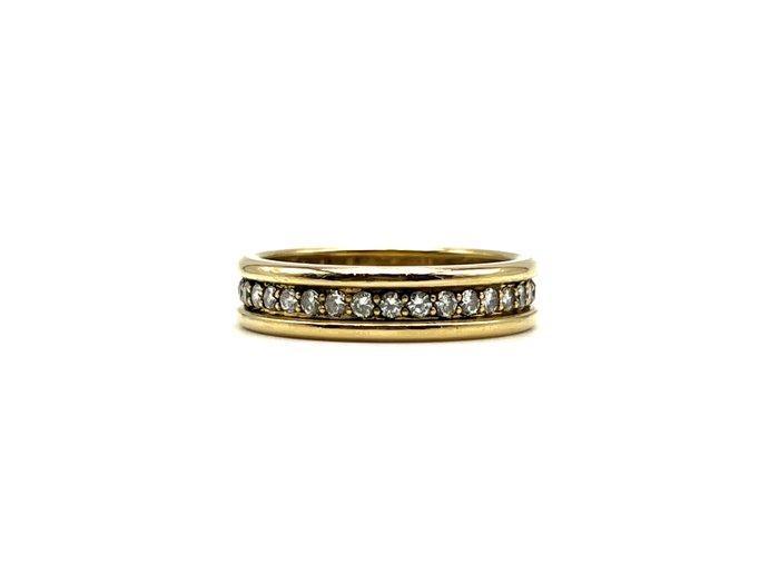 Ring - 18 karaat Geel goud - 0.68ct. tw. Diamant, Sieraden, Tassen en Uiterlijk, Ringen