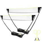 VirtuFit 2 - in - 1 Portable Badminton -  en Tennis Set, Sport en Fitness, Badminton, Verzenden, Nieuw