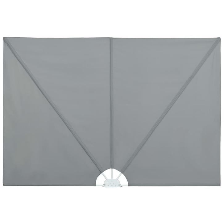 Inklapbaar Windscherm Terras Grijs | Retourdeal | Tuinlie..., Tuin en Terras, Schuttingen, 1 tot 2 meter, Minder dan 3 meter, Nieuw