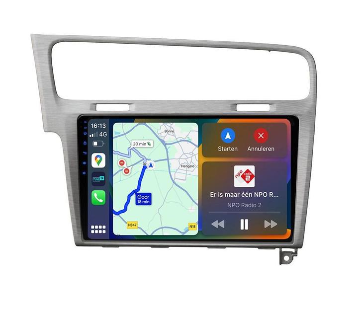 Volkswagen VW Golf 7 Navigatie Apple Carplay en Android Auto, Auto diversen, Autoradio's, Nieuw, Ophalen of Verzenden
