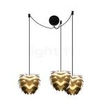 Umage Aluvia mini Cannonball Hanglamp 3-lichts, messing/kabe, Verzenden, Nieuw
