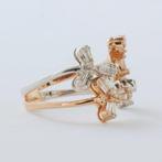Ring - 14 karaat Roségoud - 0.39ct. tw. Diamant (Natuurlijk), Sieraden, Tassen en Uiterlijk, Ringen, Nieuw