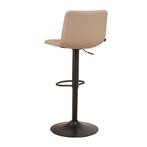 Scandinavisch Barkruk Eva draaibaar taupe 60-81 cm