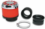 powerfilter e13 recht 42-58mm chroom/rood malossi mhr, Fietsen en Brommers, Brommeronderdelen | Scooters, Nieuw, Overige typen