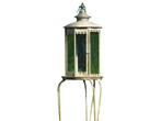 Lantaarn XL, Metaal en Glas, 100 cm, Kaarsenhouder, Huis en Inrichting, Woonaccessoires | Kandelaars en Kaarsen, Ophalen of Verzenden