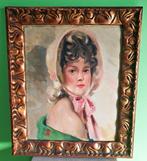 Fernand Toussaint (1873-1956) Circle of - Meisje met de kap, Antiek en Kunst