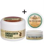 1x Ambachtscreme 200ml pot + 1x Tea tree balsem 75ml, Verzenden, Nieuw