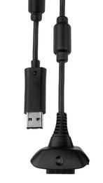 Microsoft Xbox 360 Play & Charge Kabel - Zwart, Spelcomputers en Games, Verzenden, Zo goed als nieuw