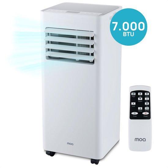 2dekans | MOA Mobiele Airco - 7.000 BTU - Airconditioner -, Witgoed en Apparatuur, Airco's, Zo goed als nieuw, Ophalen of Verzenden