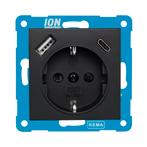 ION | Wandcontactdoos RA | met USB en USB-C, Ophalen of Verzenden, Nieuw