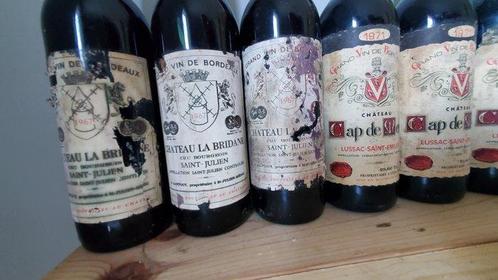 Chateau la Bridane 3x 1967 - Chateau Cap de Merle 3x 1971 -, Verzamelen, Wijnen